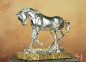 Preview: Angeles Anglada 267P - Silbernes Pferd - www.asmetec-art.de